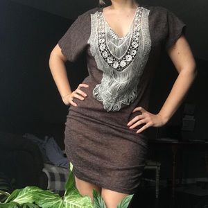 Classy embroidered dress